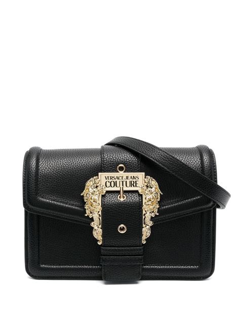 Versace Jeans Couture Logo Buckle Crossbody Bag on SALE